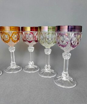 Luxusní sada křišťálových broušených sklenic od Hofbauer - 6