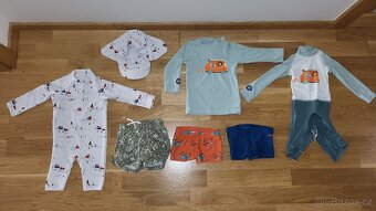 59 kusů oblečení za 100,- dupačky, trička, tepláčky.. - 6