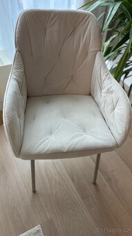 Jídelní set židlí 4ks (Samet) - 6