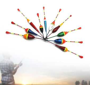 Rybolov - sada plavákov 10ks - 6