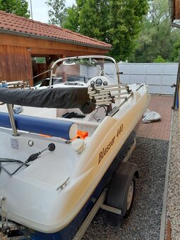 Motorový člun blesser 440 + Mercury 50 + přívěs - 6