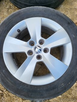 Letní sada ALU originál Škoda 185/60R15 - 6