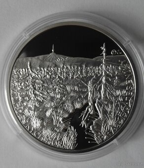 Sada 5 ks stříbrných medailí Strážci českých hor. - 6