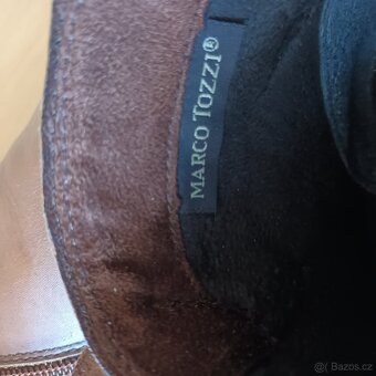 Kožená kotníková obuv dámská 38,Marco Tozzi - 6
