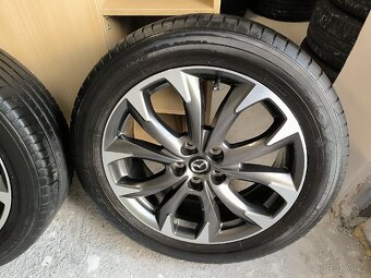 ALU kola Mazda CX-5 5x114,3 r19 Originál, pneu 5mm - 6