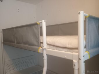 Palanda/vysoká postel Vitval Ikea se stolem - 6
