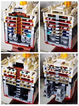 Stavebnica TITANIC + EIFFEL TOWER - nové, nehrané - typ lego - 6