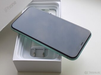 Apple iPhone 11 64GB Zelený - ZÁRUKA 12 MĚSÍCŮ - 100% BATER. - 6