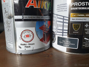 Barva RAFIL Prostě na rez 3v1, RAL 7016 antracitová, 750 ml - 6