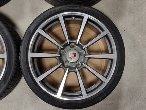 originál alu PORSCHE 911 991 Classic II 20" 5x130 R20 s pneu - 6