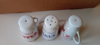 Sběratelské retro panáky pepřenka a slánka Becher liquer - 6