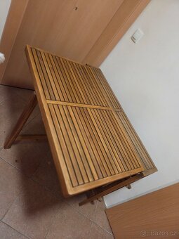 Dřevěný stůl a židle - 6