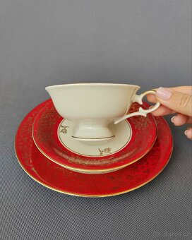 Krásná porcelánová čajová sada Alka Bavaria (1938-1958) - 6