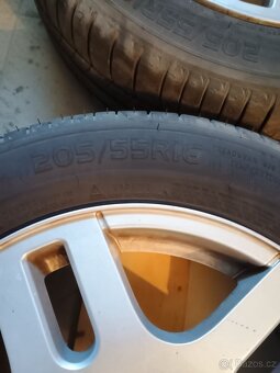 ALU disky origo golf IV, Michelin 205/55R16 - 6