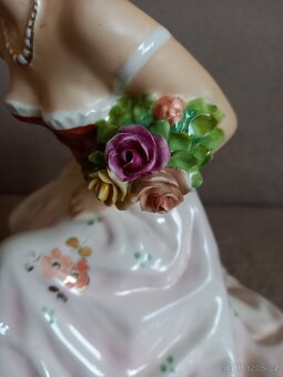 Soska royal dux dama s ruzami cerveno broskynova - 6