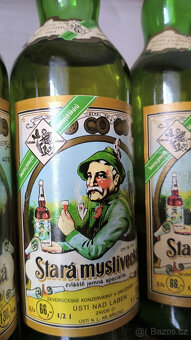 Alkohol - vodka, griotte - starý, archivní, retro alk. - 6