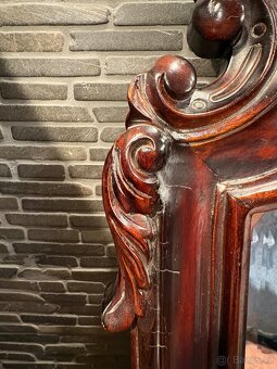 Staré masivní velké zrcadlo - 6