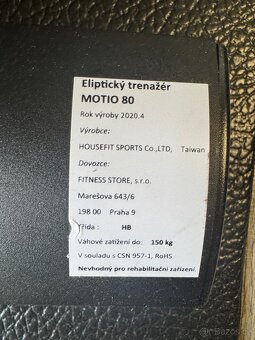 Eliptický trenažér HOUSEFIT MOTIO 80 - 6