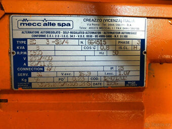 Elektrocentrála, generátorová souprava, dieselový přívěs, sy - 6