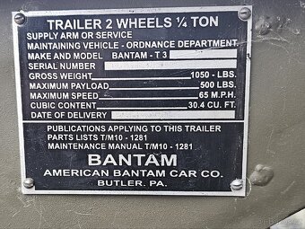 Vlek k vozu Jeep Willys - 6