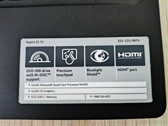 Funkční notebook Acer na náhradní díly - 6