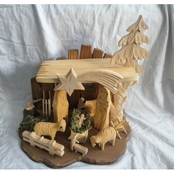 Dřevěný betlém 14D2 - 6