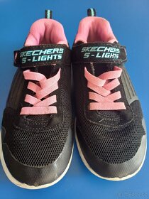 Dětské boty tenisky svítící Skechers vel.31 - 6