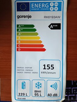 Prodám kombinovanou ledničku - 6