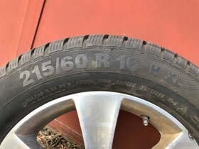 Alu disk Subaru + nové zimní pneu 215/60 R16 - 6
