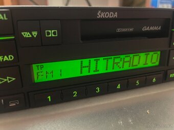 Škoda Gamma autorádio 1U0035186C oldtimer - 6