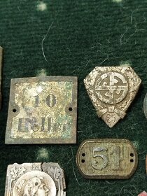 Různé velmiv staré odznaky z doby Rakouska Uherska a jiné - 6