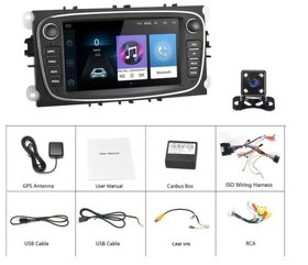 2DIN Autorádio Ford Mondeo Kuga S-Max Galaxy rádio Ford GPS - 6