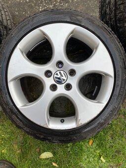Alu disky + pneu 4ks Vw golf gti 7,5x17h2 et 51 - 6