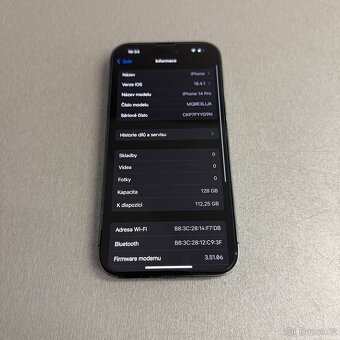 iPhone 14 Pro 128GB deep purple, 12 měsíců záruka - 6
