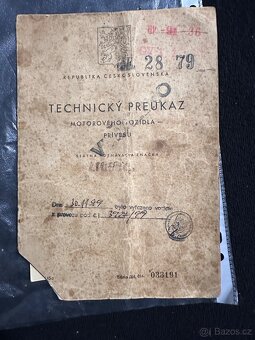 Funkční Jawa 175 - 1956 - nálezový stáv - 6