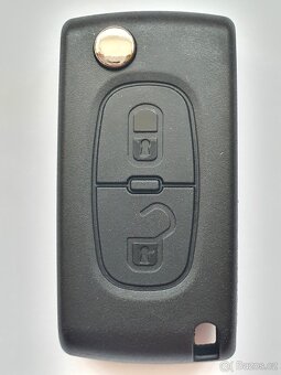Klíč Peugeot Citroen 433MHz ID46.  Citroen C2 C3 C4 C5 C6. - 6