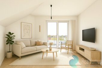 Byt 4+kk, 101,45m2, mezonet, zahrada, balkón, parkování, Pan - 6