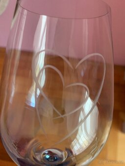 Set sklenic Srdce - 6