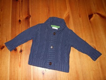 Balíček na chlapečka 6-9měs. - teplá bunda, mikina, svetřík - 6