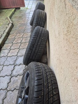 ALU kola 5x100 R14 pneu Barum 185/60 R14 Škoda fabia - 6