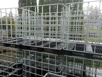 IBC klece pěkné zánovní pozink plast vhodné na cokoliv - 6