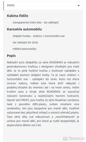 Bruder sklápěcí nákladní auto auta Cars Megabloks - 6