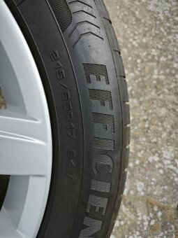 Alu VW 5/112 r17 + 215/55 r17 letní pneu Top stav - 6
