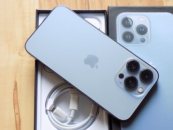 APPLE iPhone 13 Pro 128GB Sierra Blue - ZÁRUKA - 100% BAT- - 6