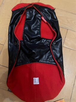 Červeno-černý kabátek na mini pejska NOVÝ - 6