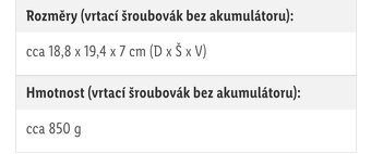 Aku šroubovák parkside - 6