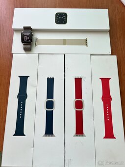 Apple Watch Series 6 40mm Gold Stainless Gold Mil Lp cellula - 6