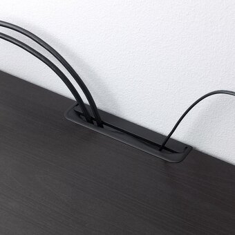 TV stolek na zeď IKEA BESTA černa/béžová mat - 6