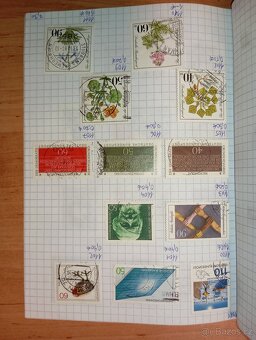 Německé poštovní známky 1972-1984 zošit - 6