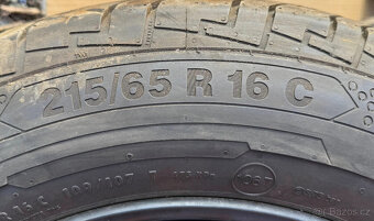 Nové plechové disky 7Jx16 5x108 ET46 Continental 215/65 R16 - 6